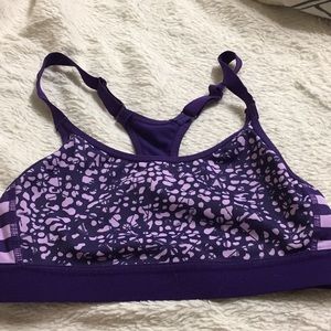 purple sports bra